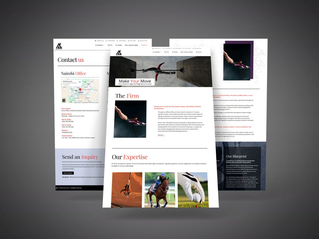 Law Firm Website Design Kenya